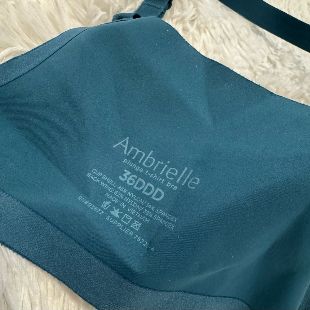 Ambrielle Plunge T-Shirt Bra Size 36DDD - Picture 4 of 7